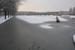 De Floraplas in de winter