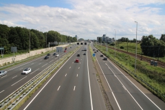 De A12 vanaf de Balijbrug